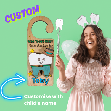 Custom Tooth Fairy Hanger - Unicorn Fart Productions